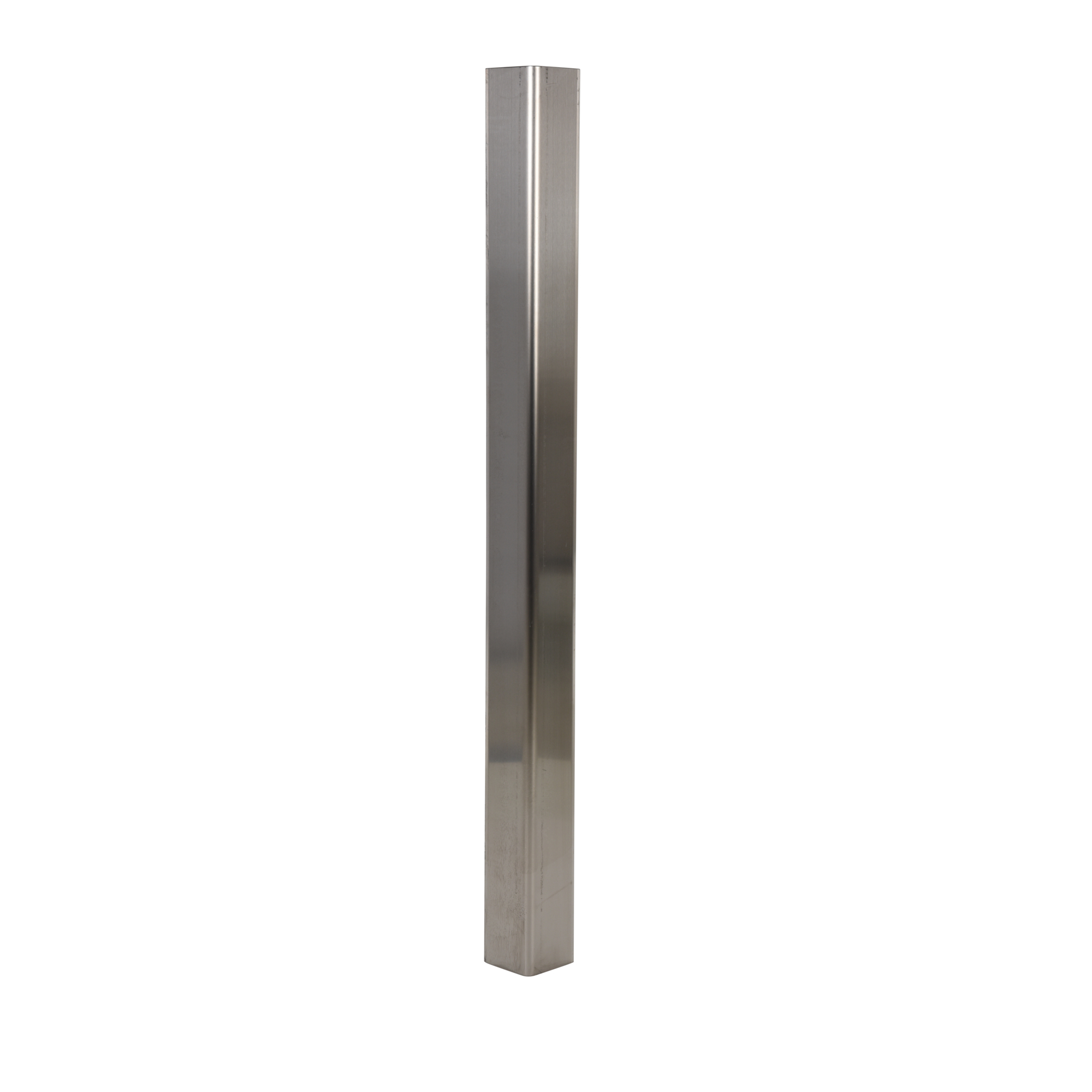 Vestil Stainless Steel Round Corner Guard - 48in. Height, 3.5in. Width, Model# SS-48R